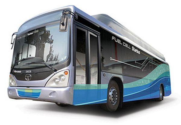 tata motors hydrogen fuel cell bus